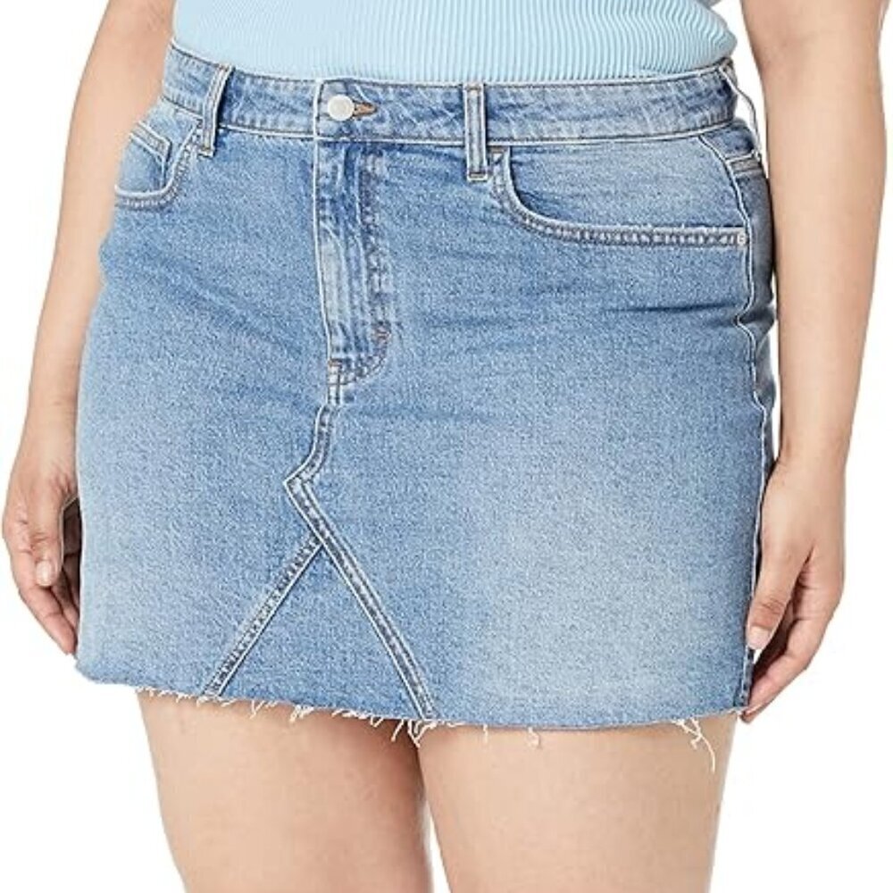 💙 Staples by The Drop Denim Mini Skirt | Size 3X | NWT